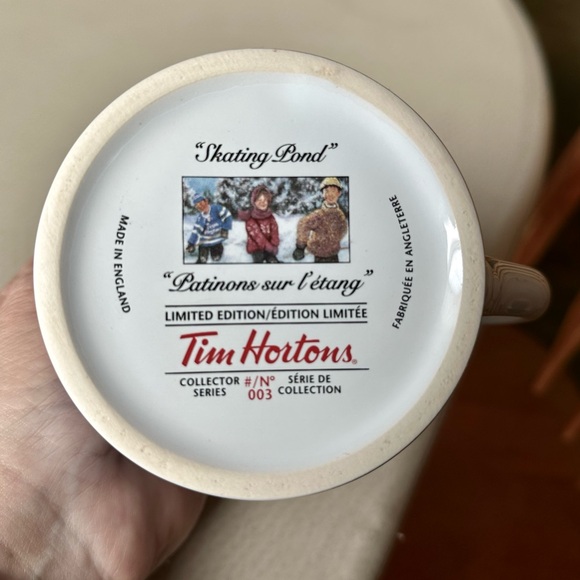 2003 Tim Hortons Limited Edition Collector Series #003 Skating Pond Mug - Picture 8 of 8